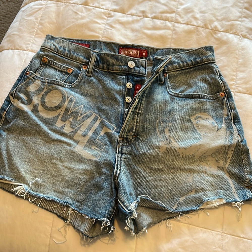 Lucky Brand  high-rise denim shorts
